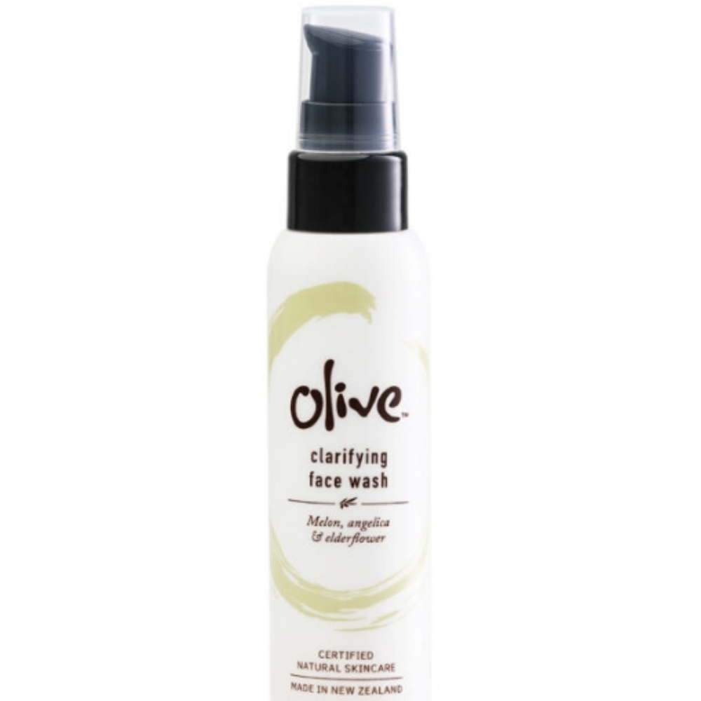 Clarifying face wash with melon clean beauty Cruelty Free Green